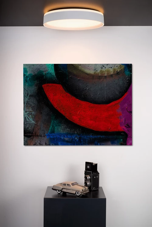 Lucide NURIA - Deckenleuchte - Ø 30 cm - LED 3 StepDim - 1x18W 2700K - Weiß - Atmosphäre 1